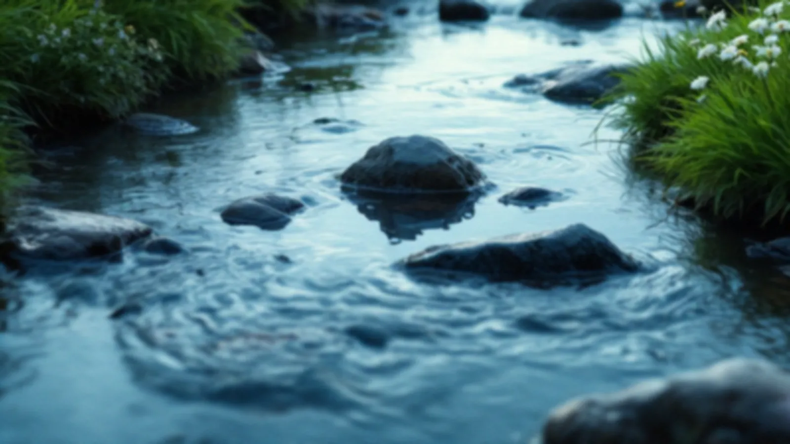 Clear brook water in a green meadow, the YieldBrook view of quick loans online, $100 – $5,000